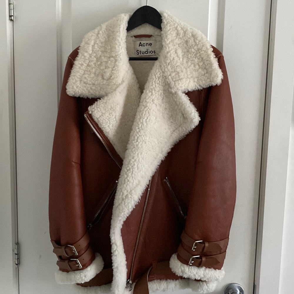 Acne studios shearling jacket